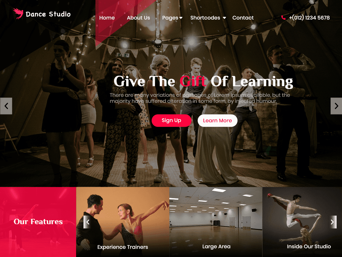 Dance Master - Tema WordPress Dance Master