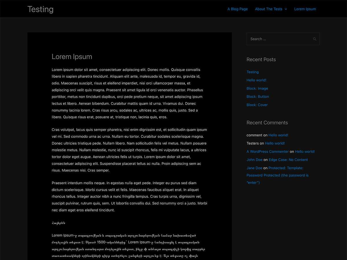 Dark Mode for A.