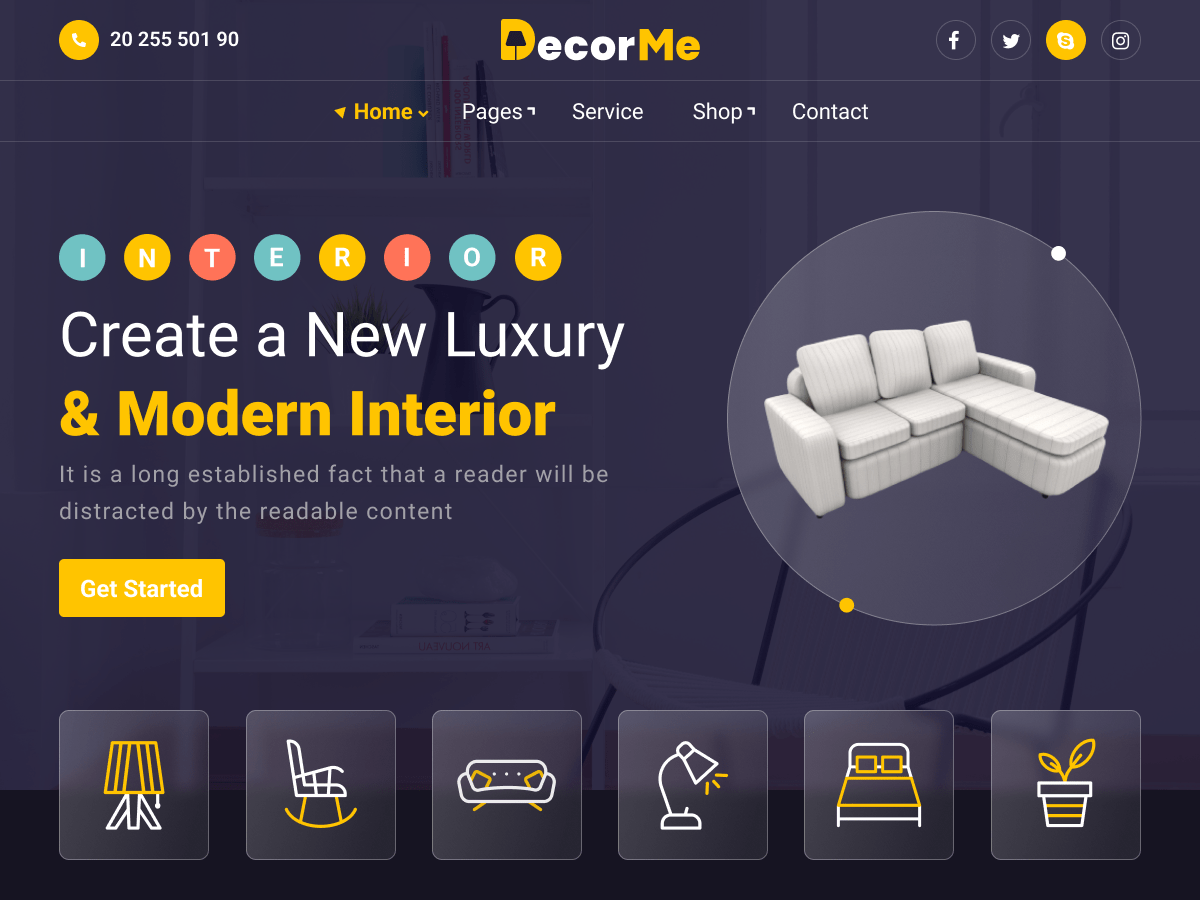 DecorMe - Tema WordPress DecorMe