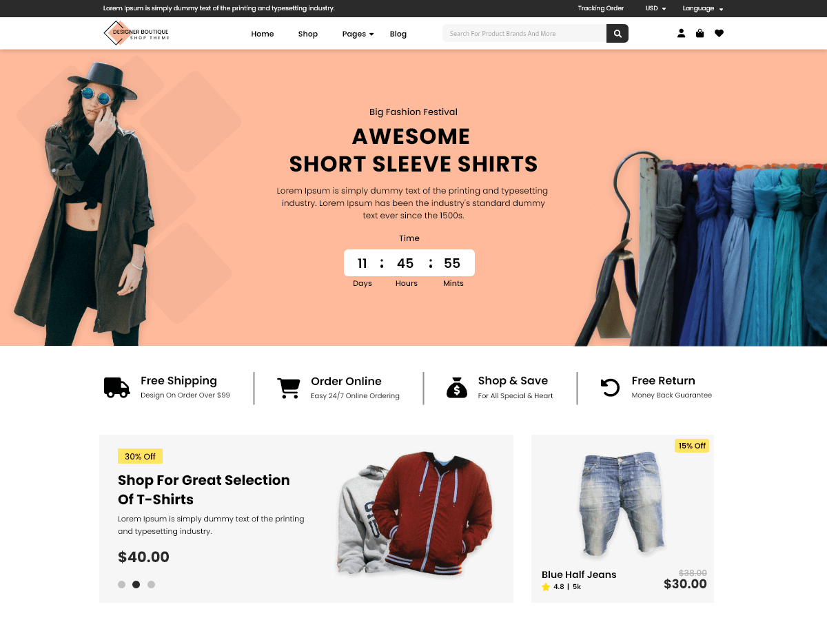 Designer Boutique Shop