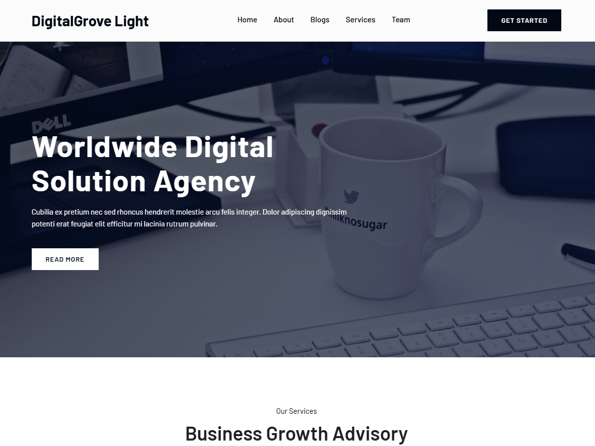 DigitalGrove Light - Tema WordPress DigitalGrove Light