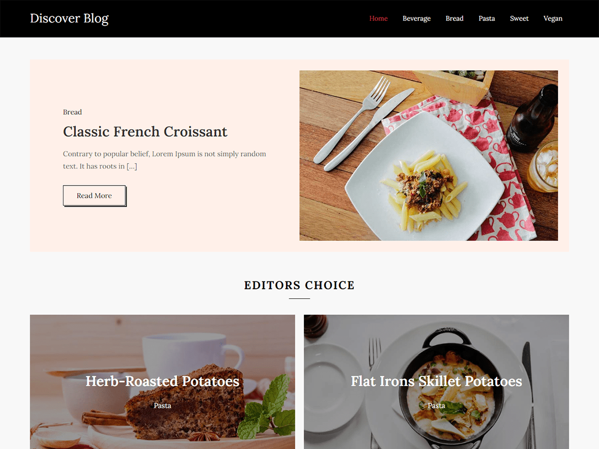 Discover Blog - Tema WordPress Discover Blog