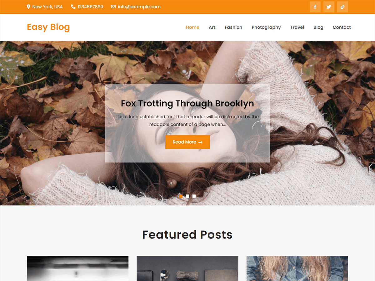 Easy Blog
