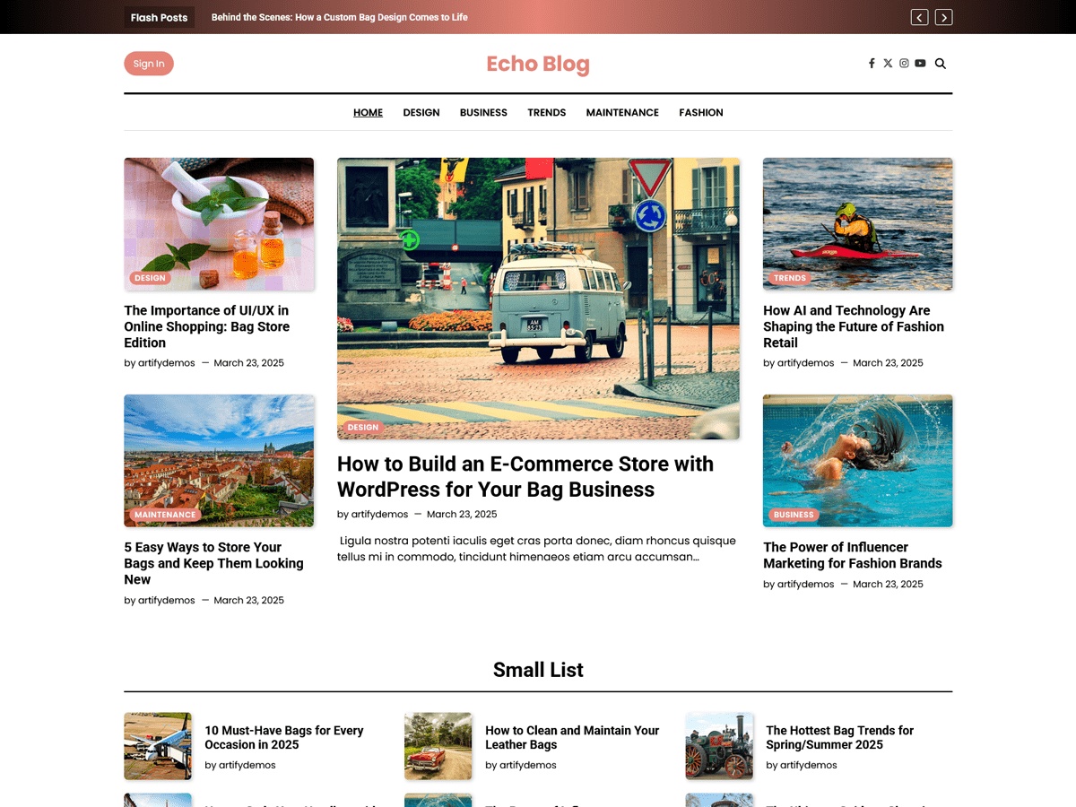 Echo Blog