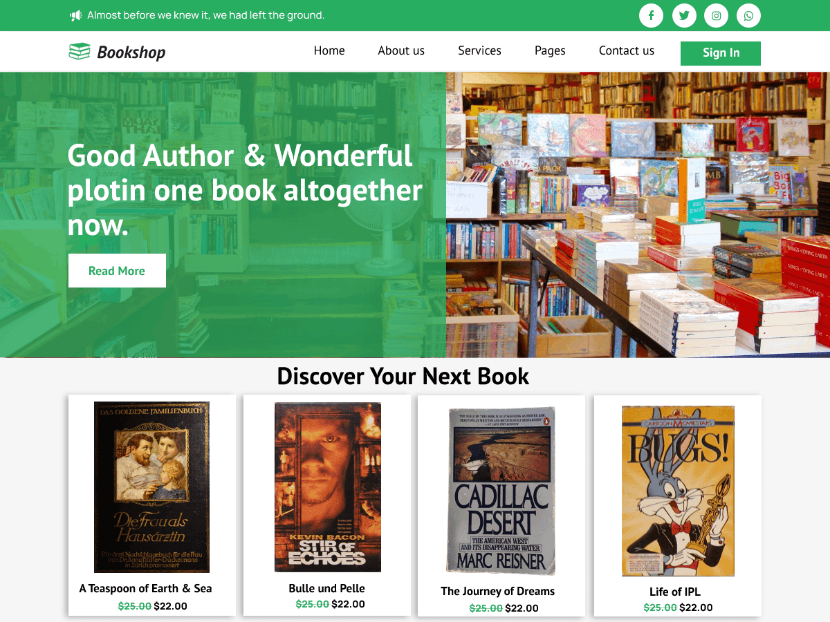 Ecommerce Bookshop