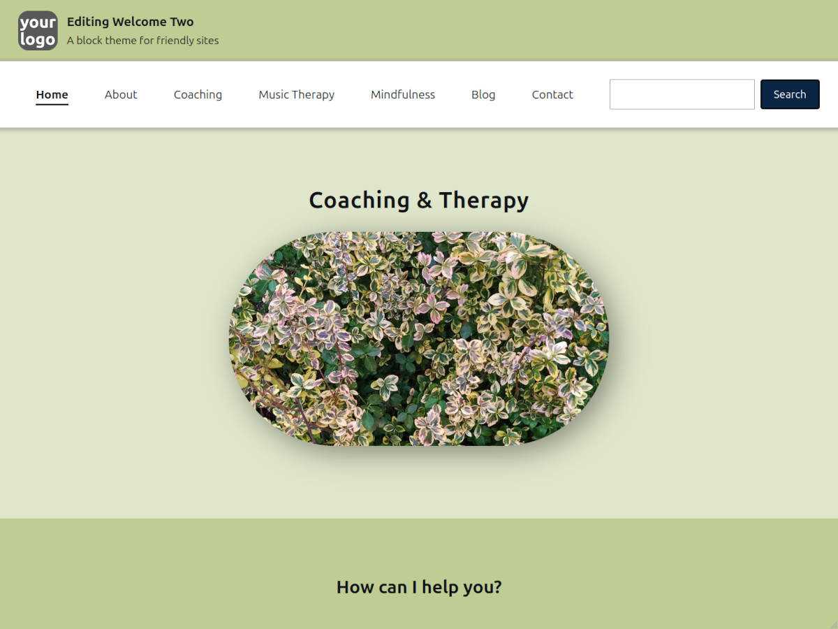 Editing Welcome Two - Tema WordPress Editing Welcome Two
