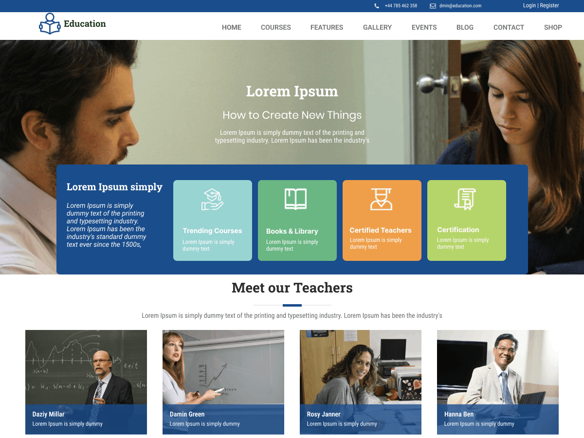 Education Reform - Tema WordPress Education Reform