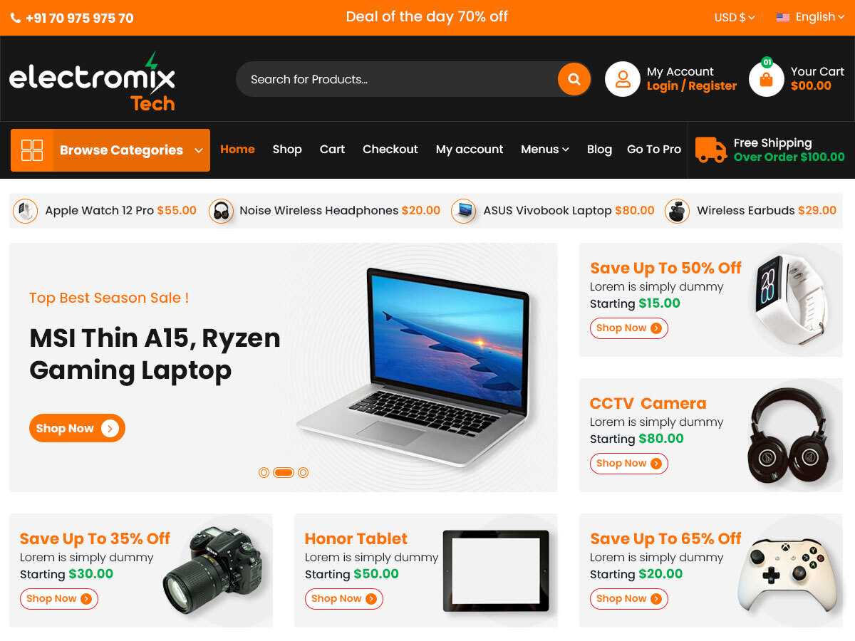 Electromix Tech - Tema WordPress Electromix Tech