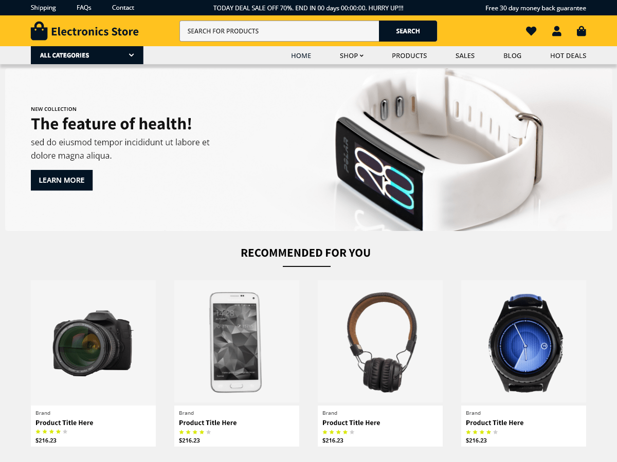 Electronics Gadgets - Tema WordPress Electronics Gadgets