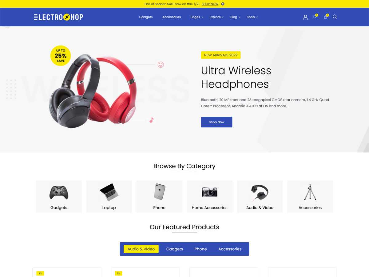 Electronics - Tema WordPress Electronics
