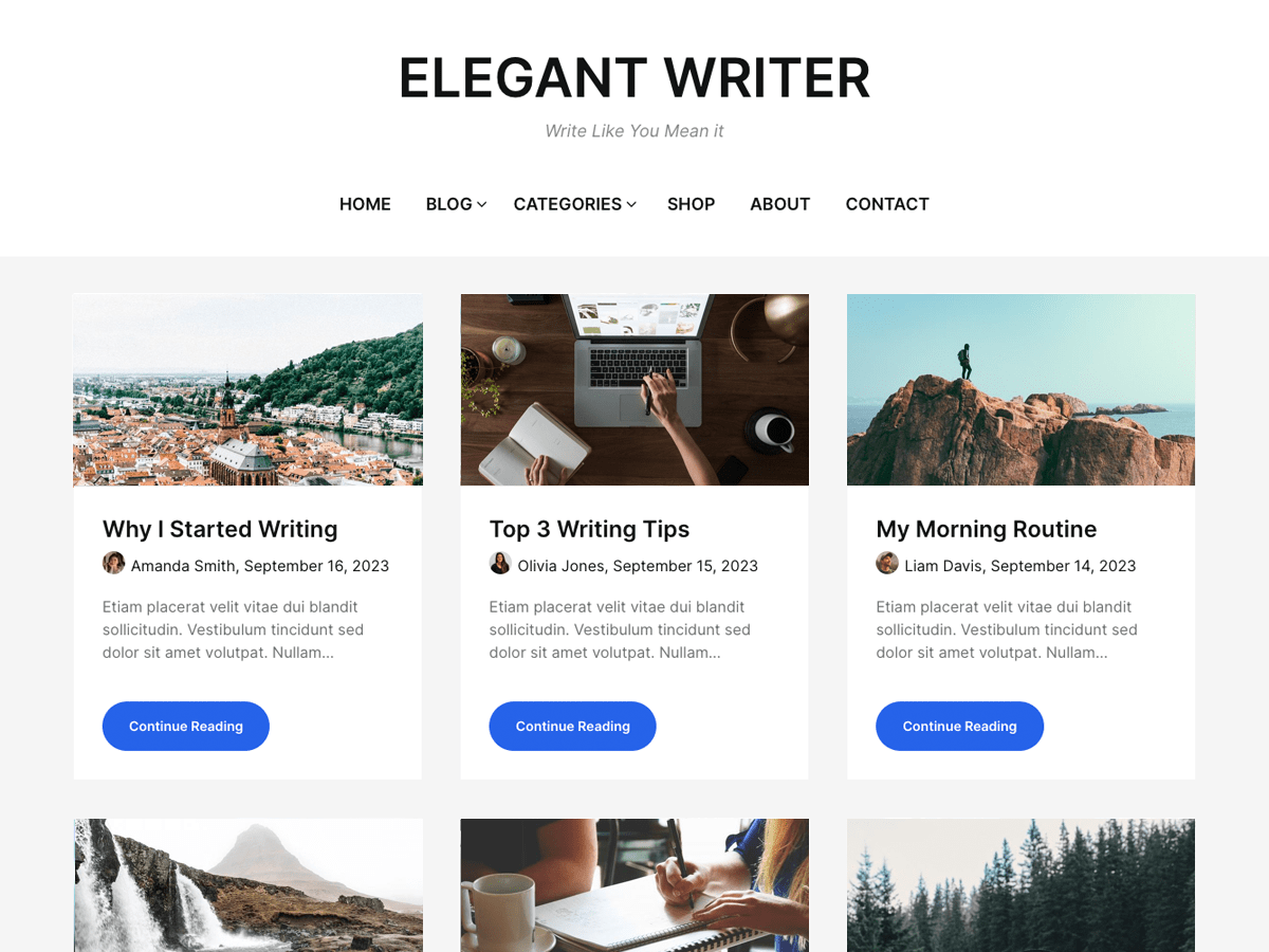Elegant Writer