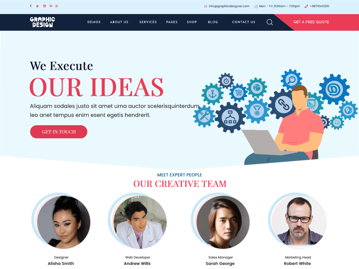 Elite Creative Agency - Tema WordPress Elite Creative Agency