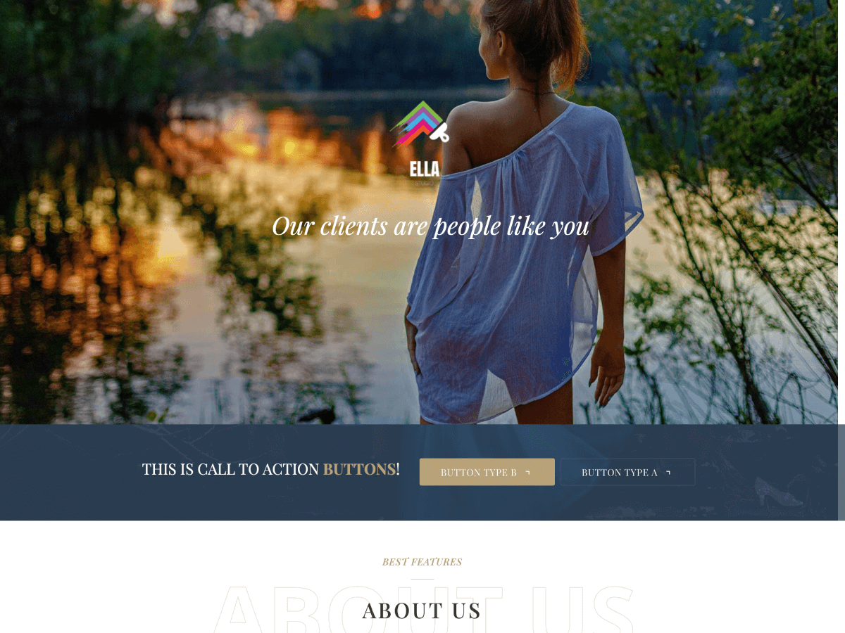 Ella Parallax One Page