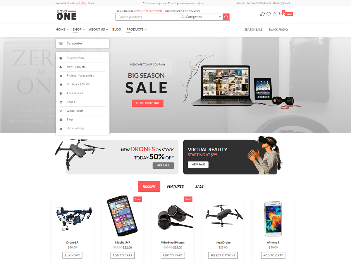 Envo One - Tema WordPress Envo One