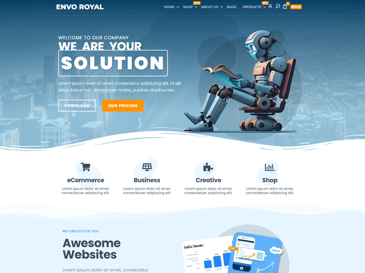 Envo Royal - Tema WordPress Envo Royal