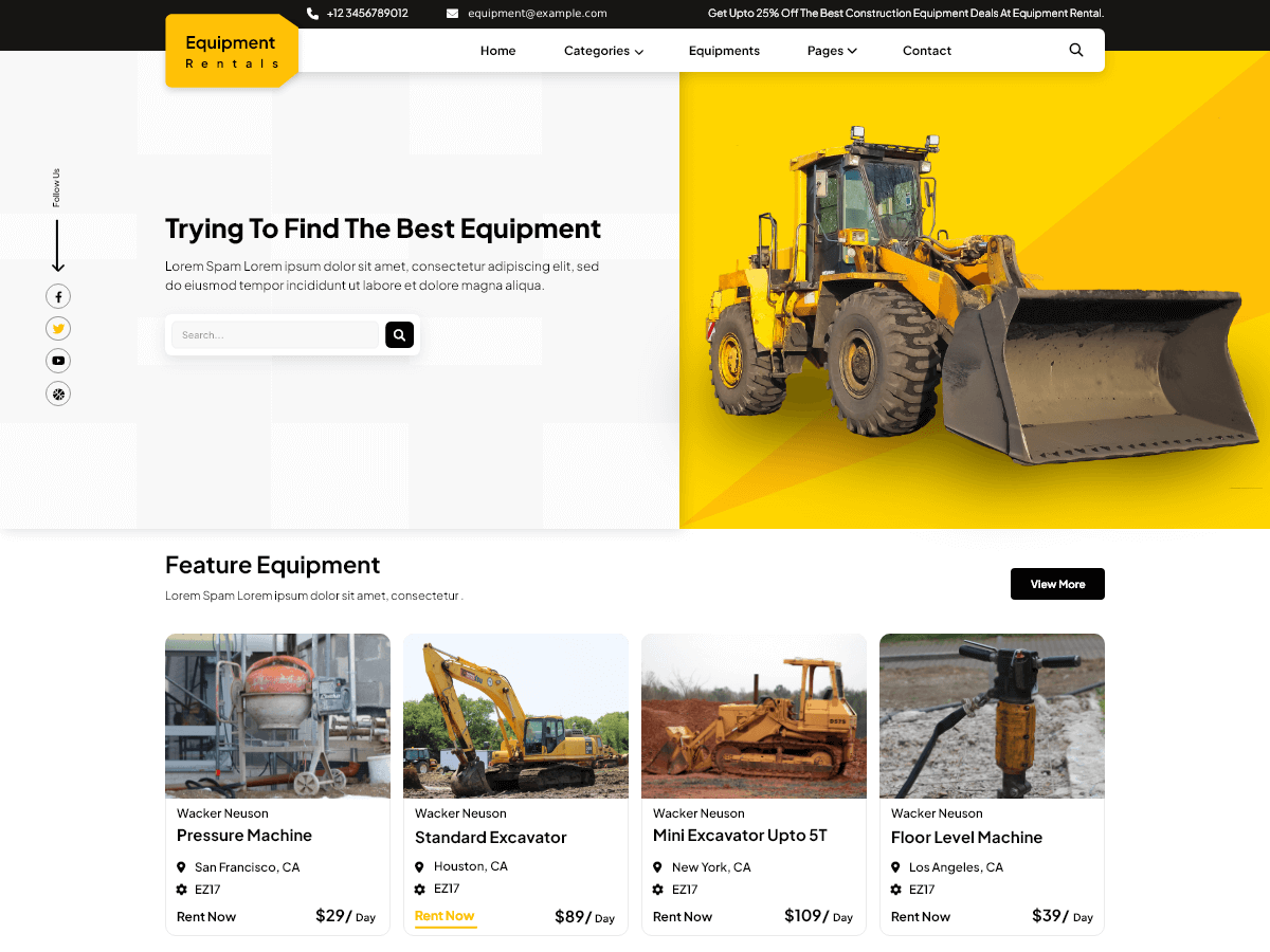 Equipment Rental