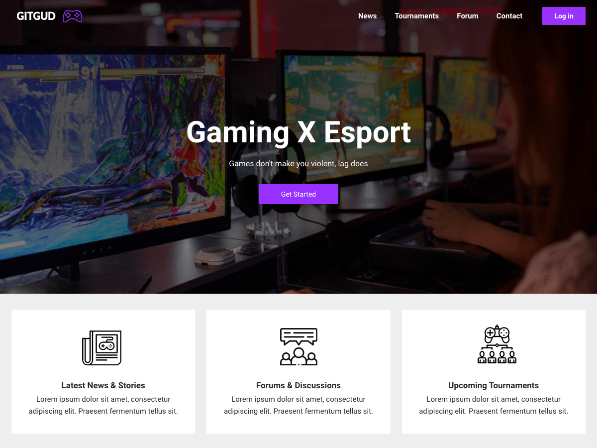 Esport X Gaming - Tema WordPress Esport X Gaming
