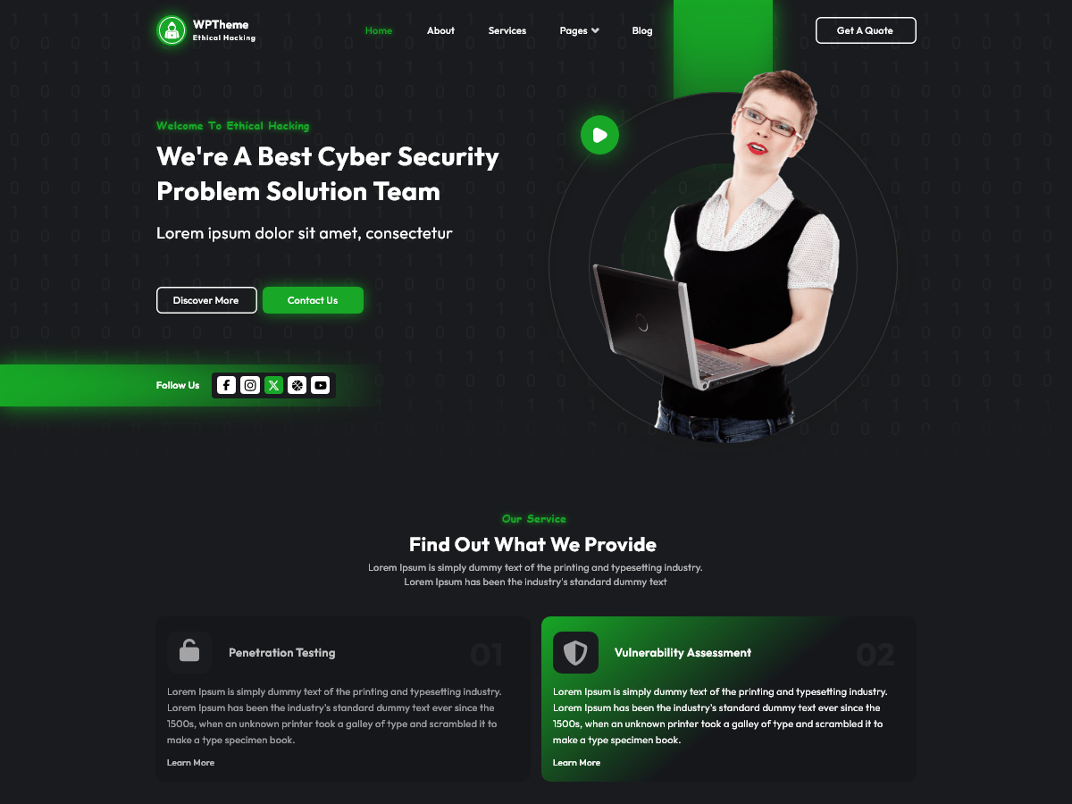 Ethical Hacking - Tema WordPress Ethical Hacking