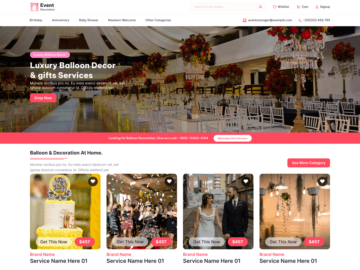 Event Decorations