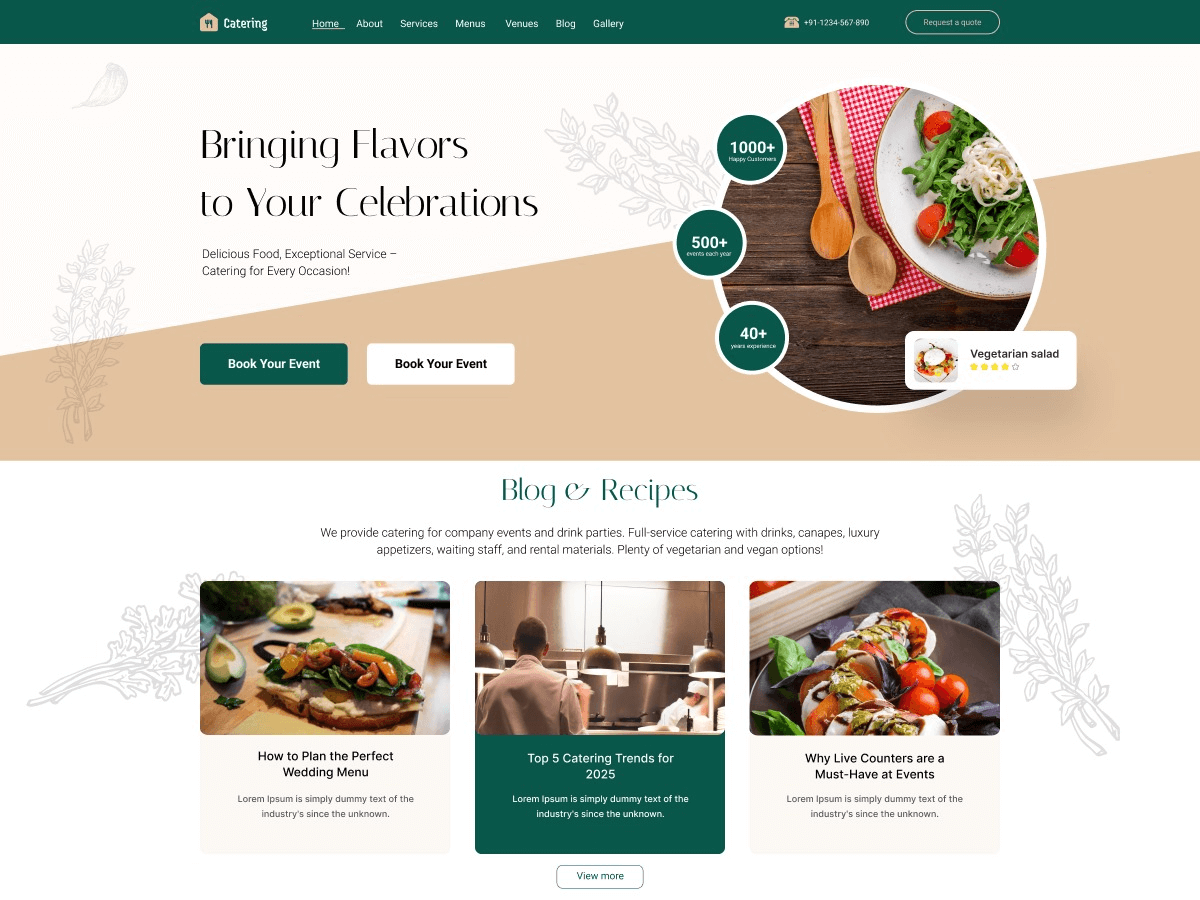 Event Dining Catering