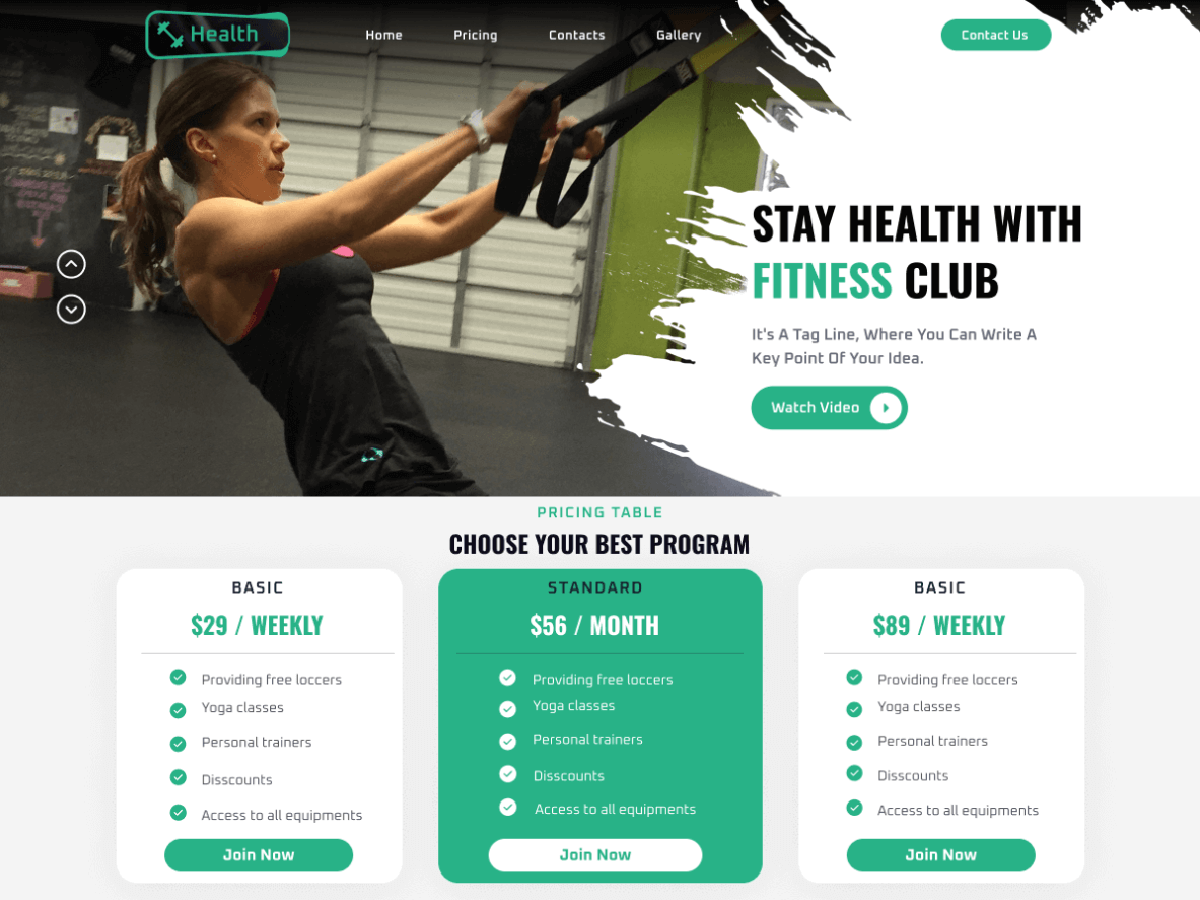 Exercise Workout Studio