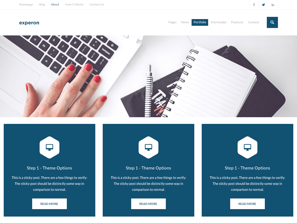 Experon Blog - Tema WordPress Experon Blog