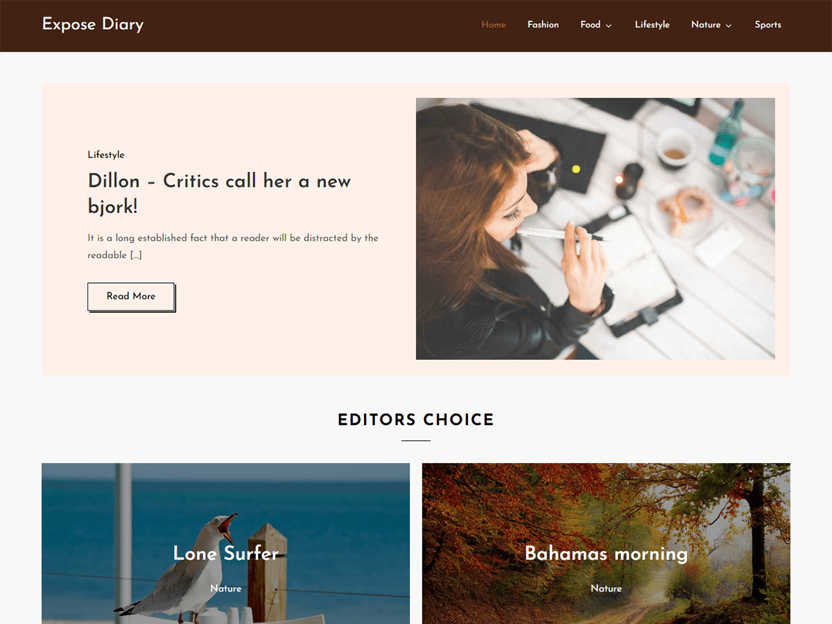 Expose Diary