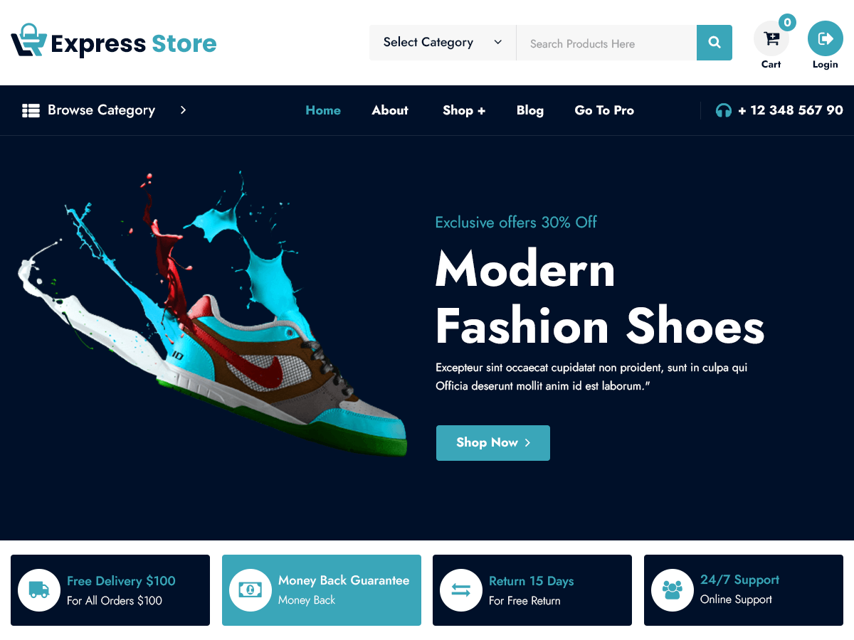 Express Store - Tema WordPress Express Store