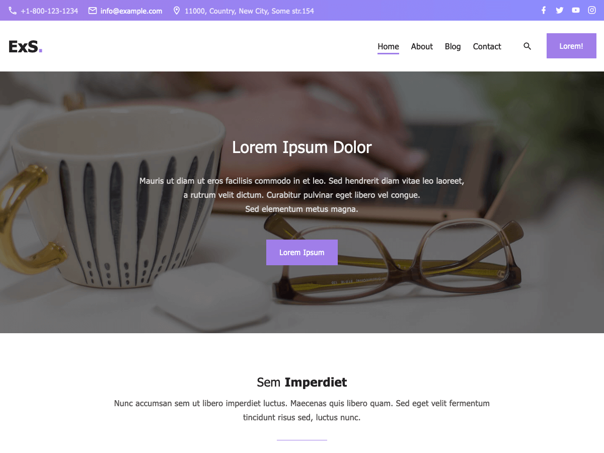 ExS - Tema WordPress ExS