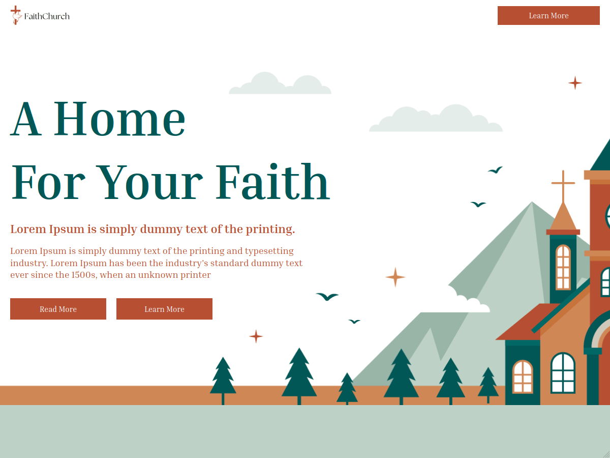 Faith Church - Tema WordPress Faith Church