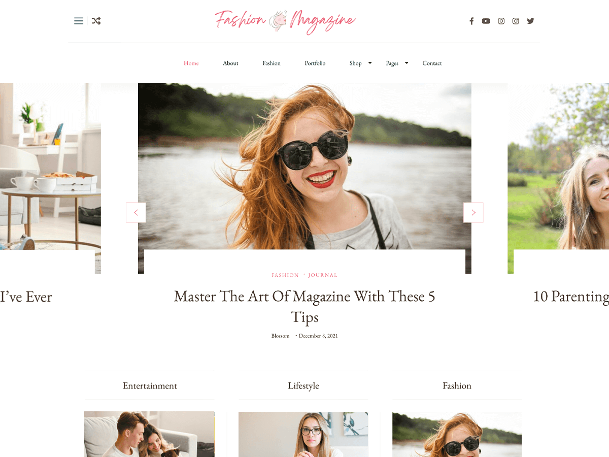 Fashion Magazine - Tema WordPress Fashion Magazine