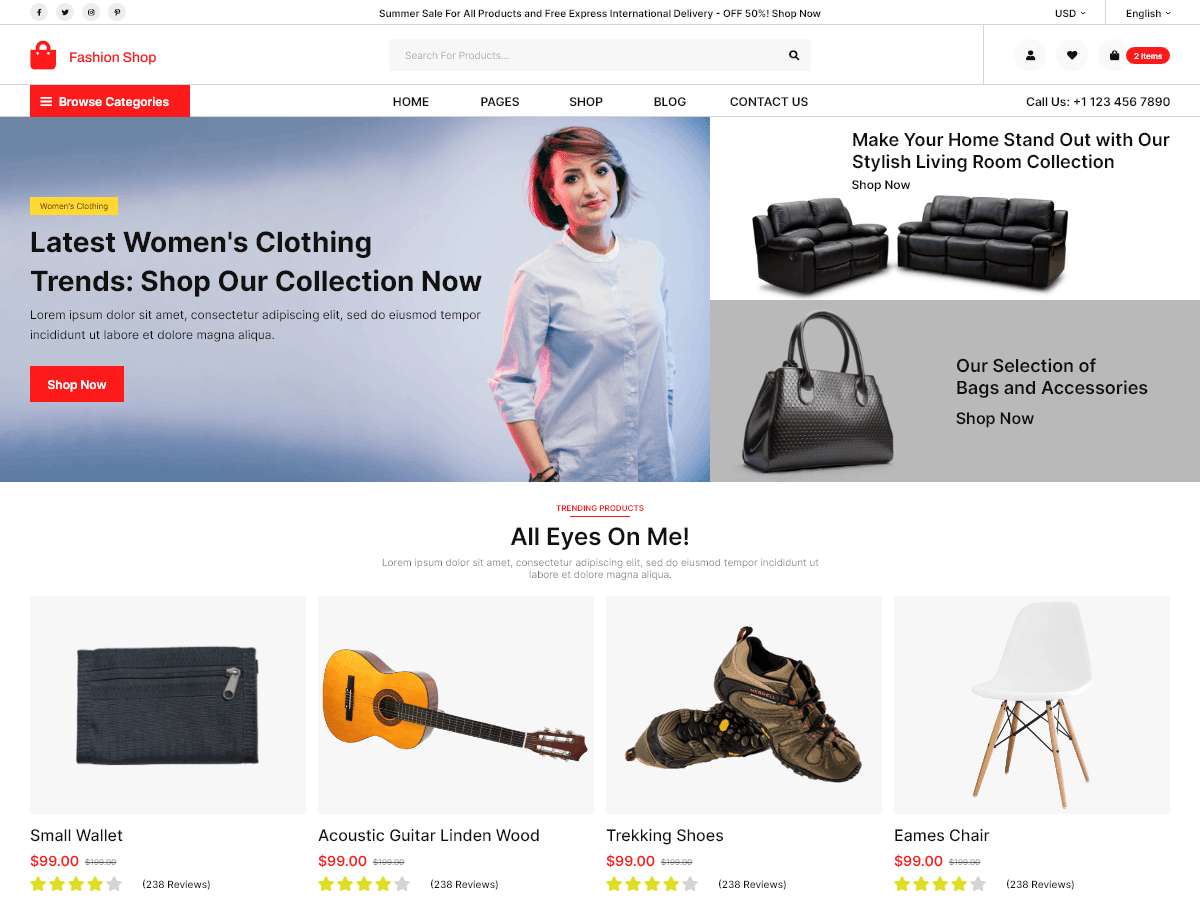 Fashion Shop Storefront