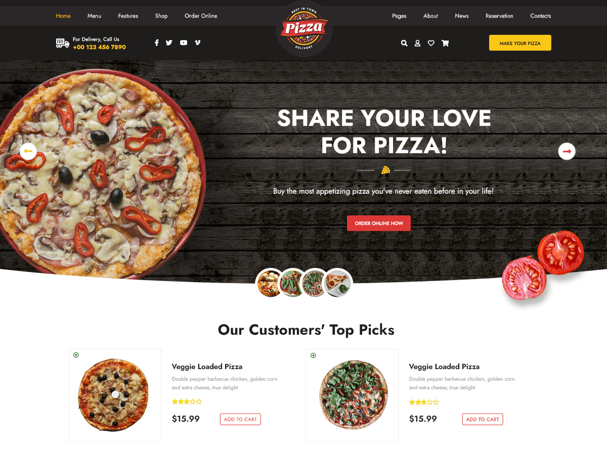 Fast Food Pizza