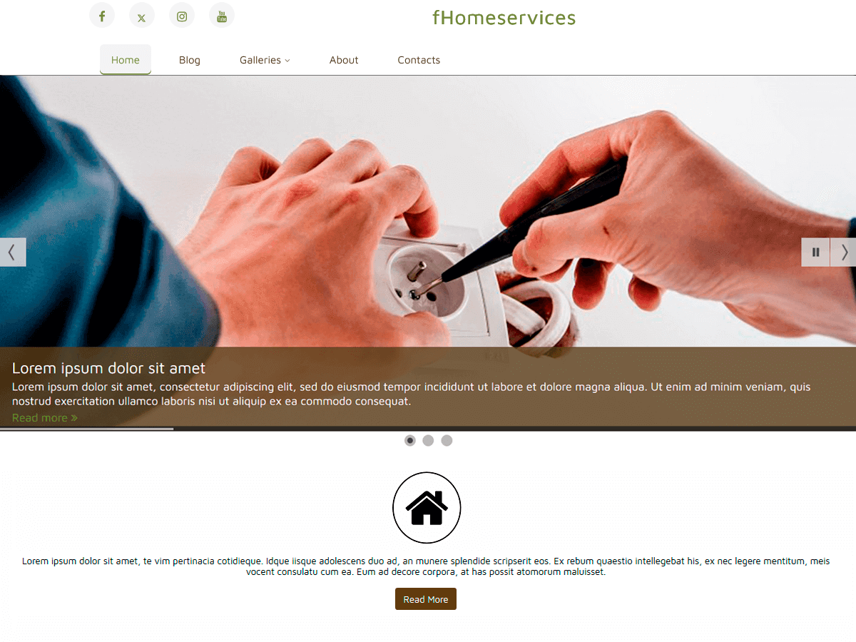 fHomeServices - Tema WordPress fHomeServices