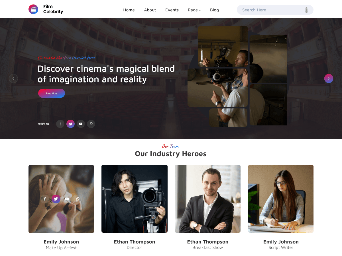 Film Celebrity - Tema WordPress Film Celebrity