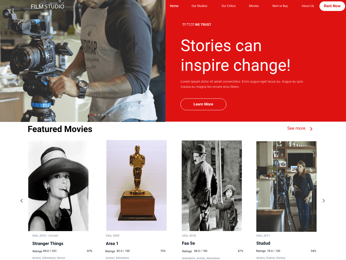 Film Studio - Tema WordPress Film Studio