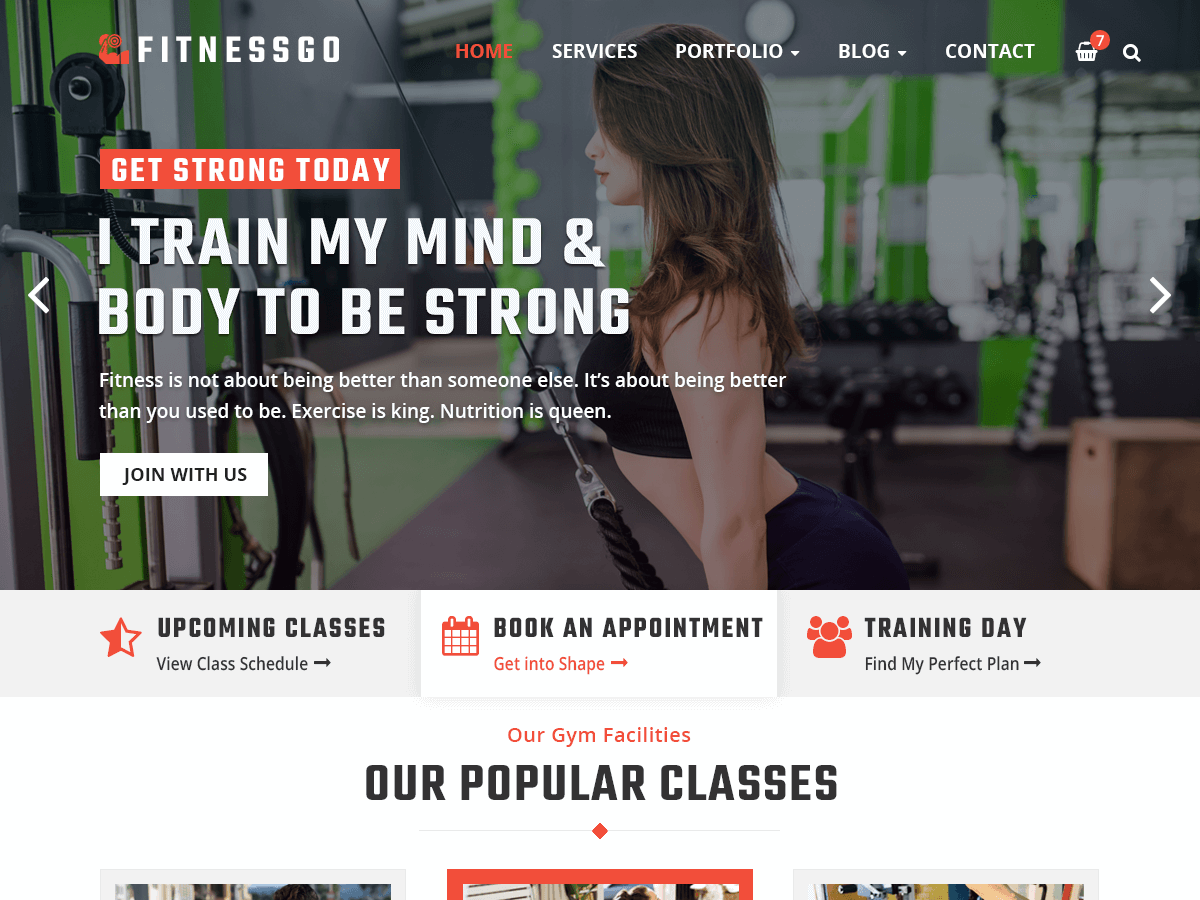 Fitnessgo - Tema WordPress Fitnessgo