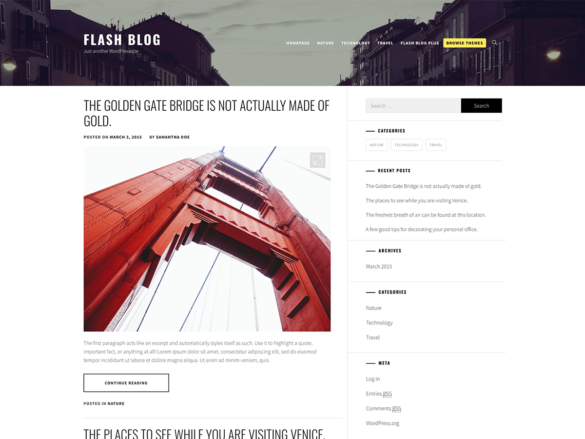 Flash Blog