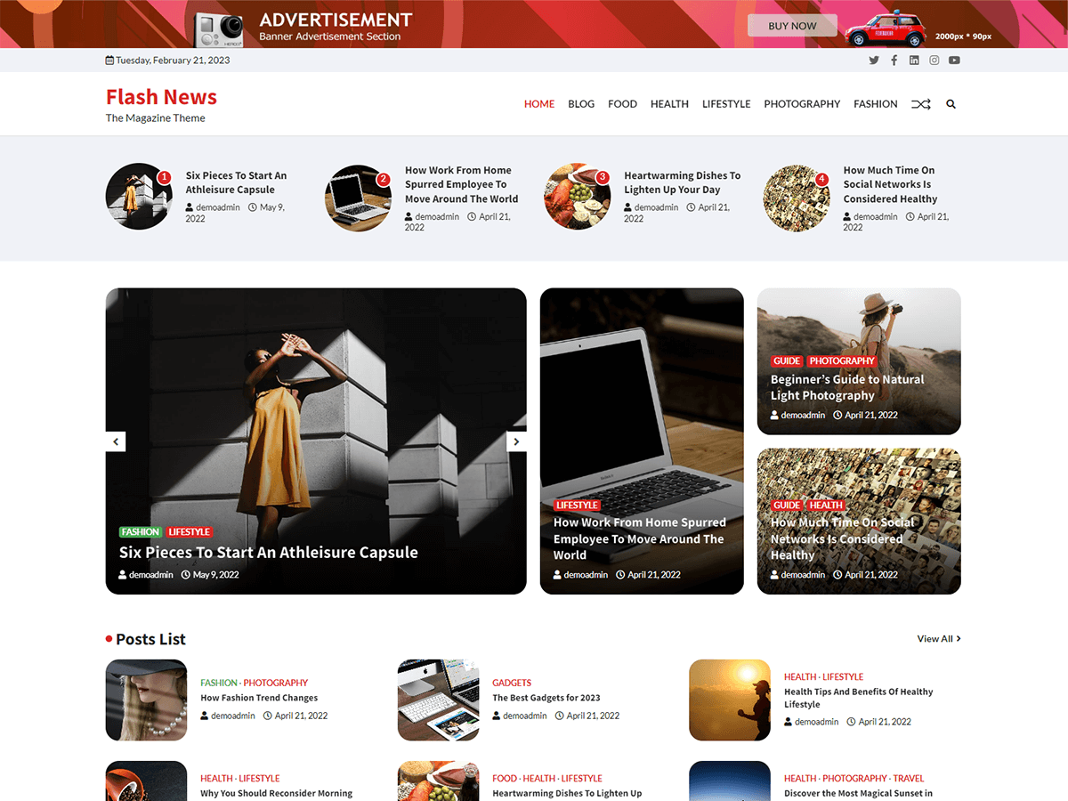 Flash News - Tema WordPress Flash News