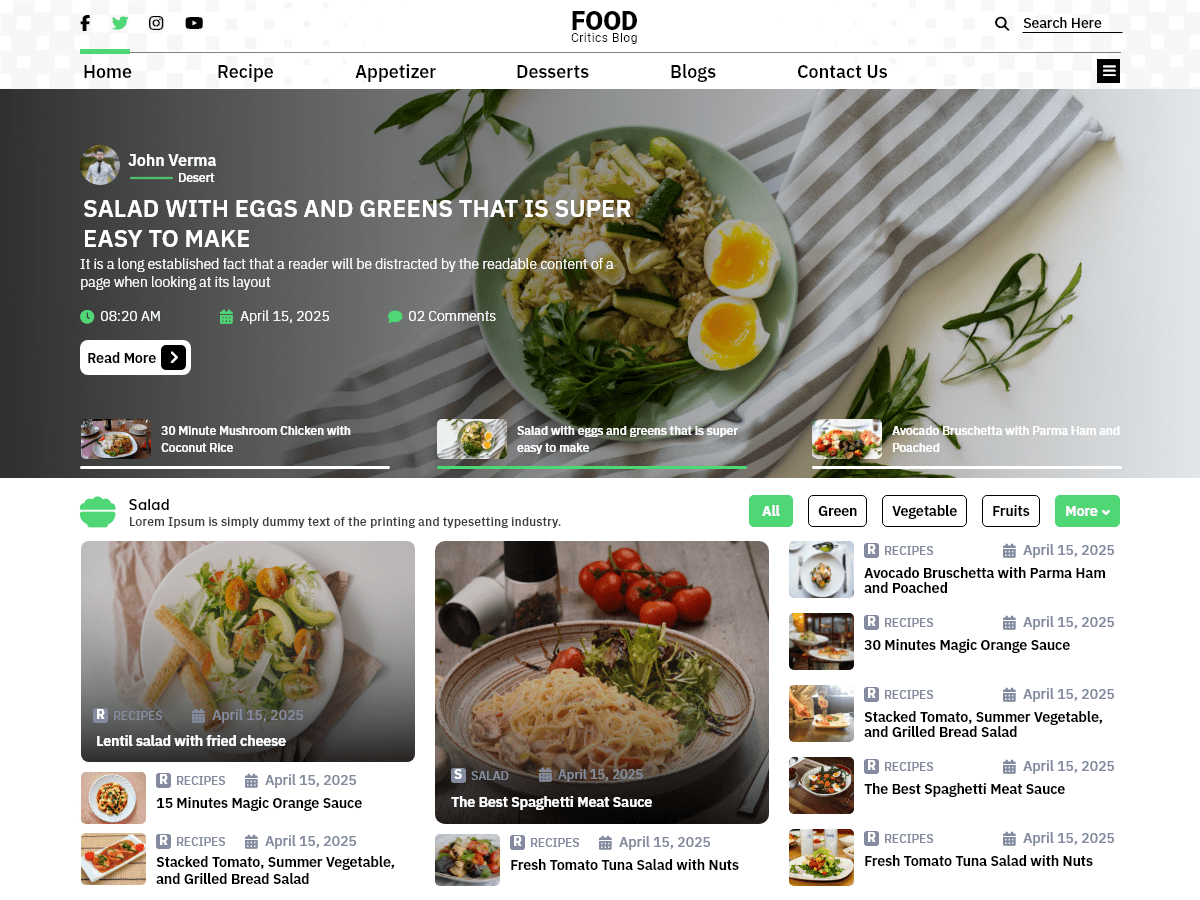 Food Critic Blogs