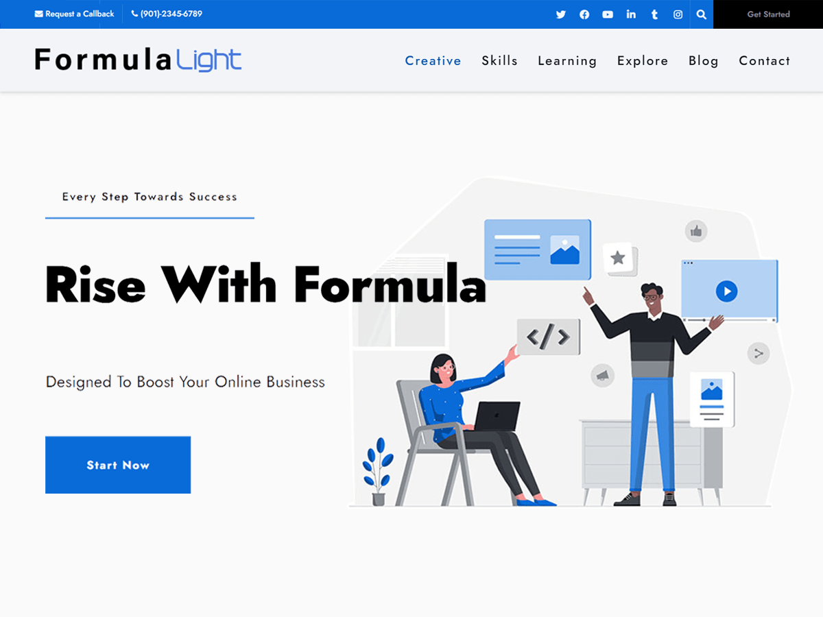 Formula Light - Tema WordPress Formula Light