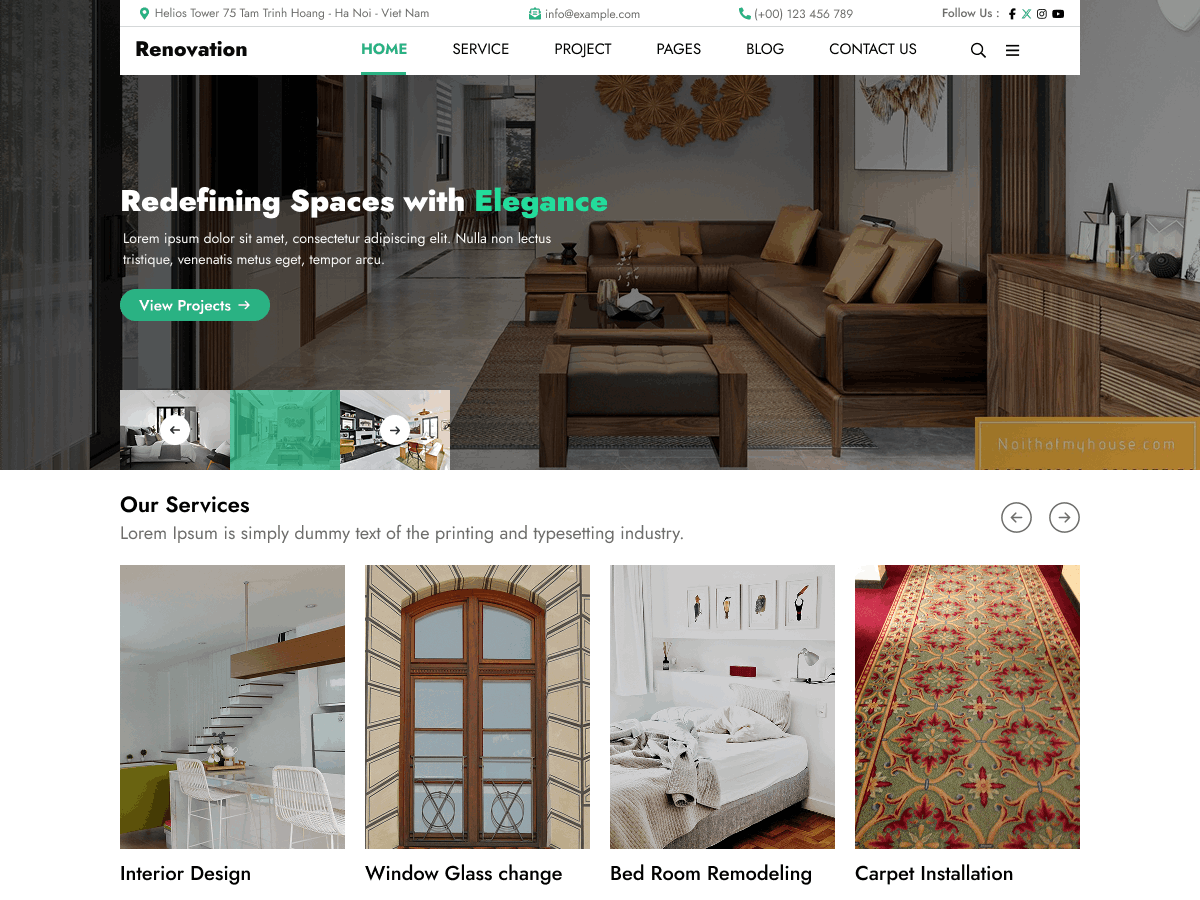 FSE Renovation Services - Tema WordPress FSE Renovation Services