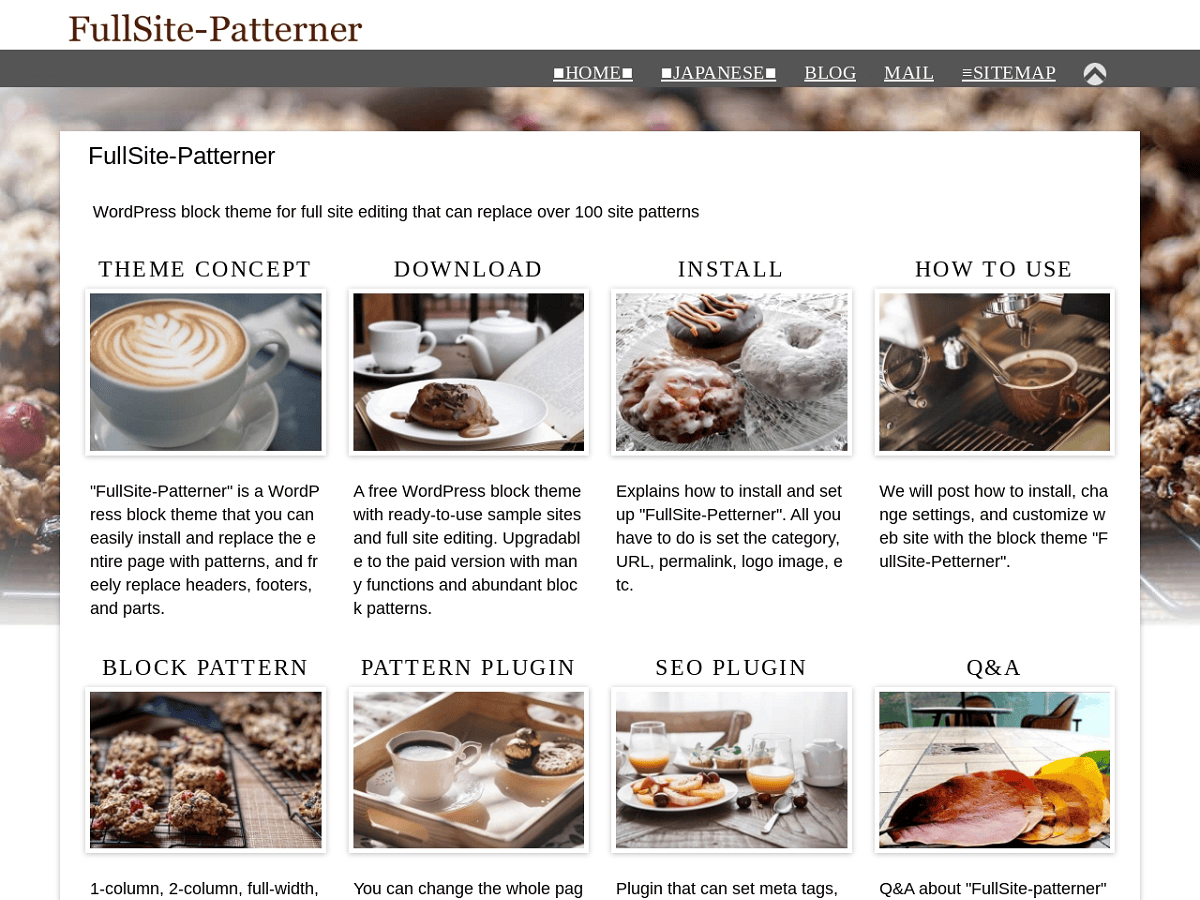 FullSite-Patterner - Tema WordPress FullSite-Patterner