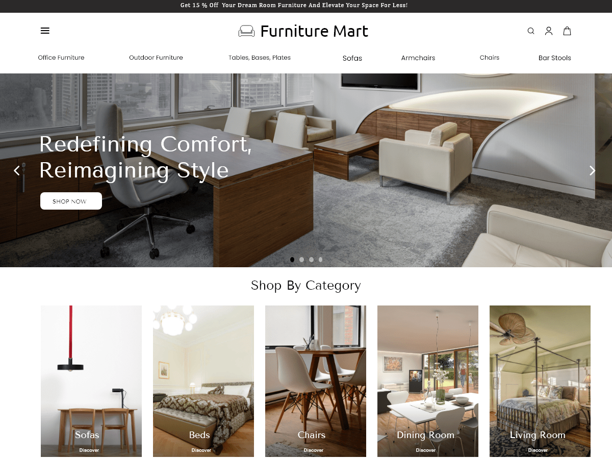 Furniture Mart - Tema WordPress Furniture Mart