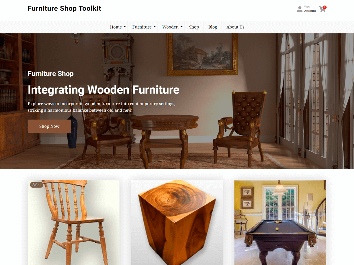 Furniture Shop Toolkit