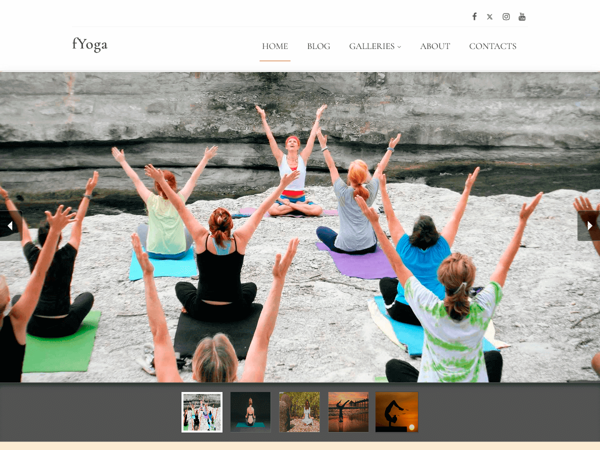fYoga - Tema WordPress fYoga