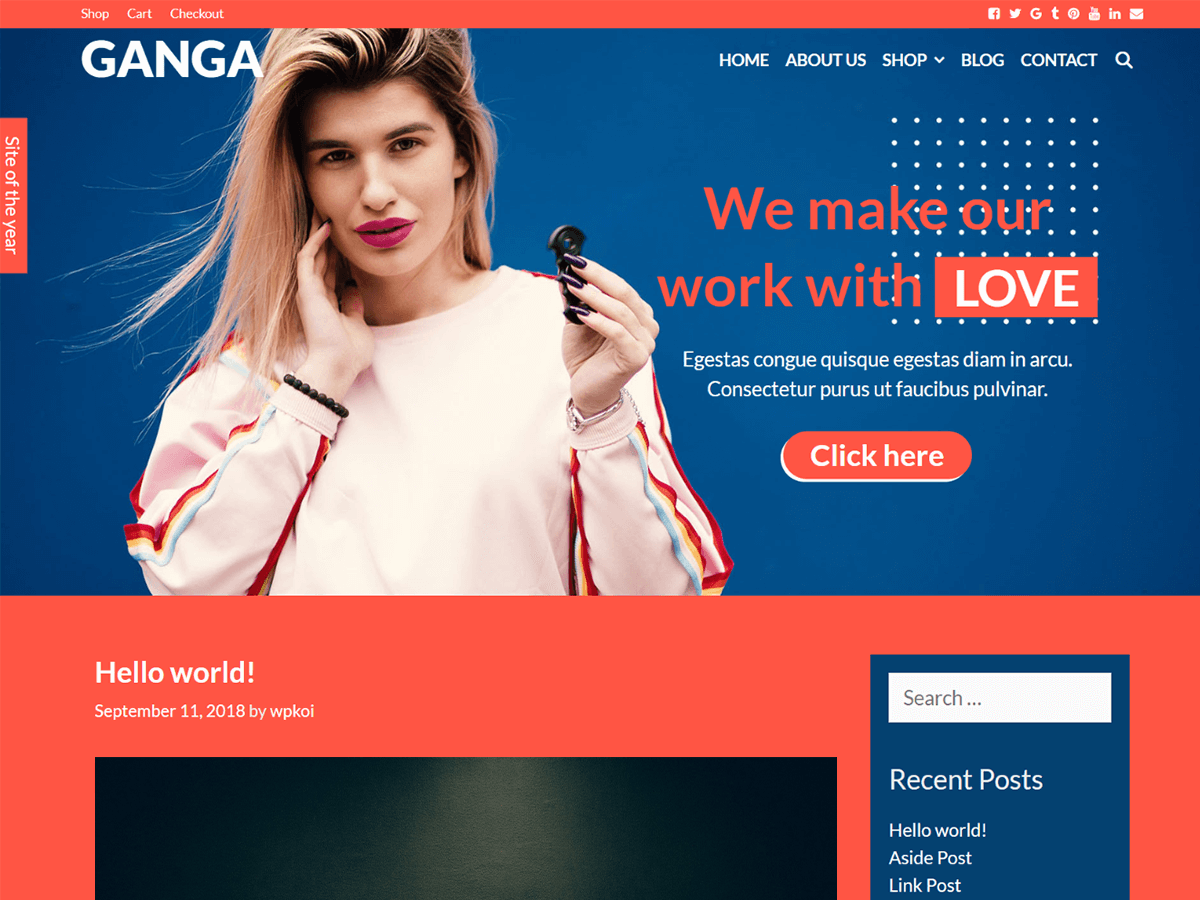 Ganga - Tema WordPress Ganga