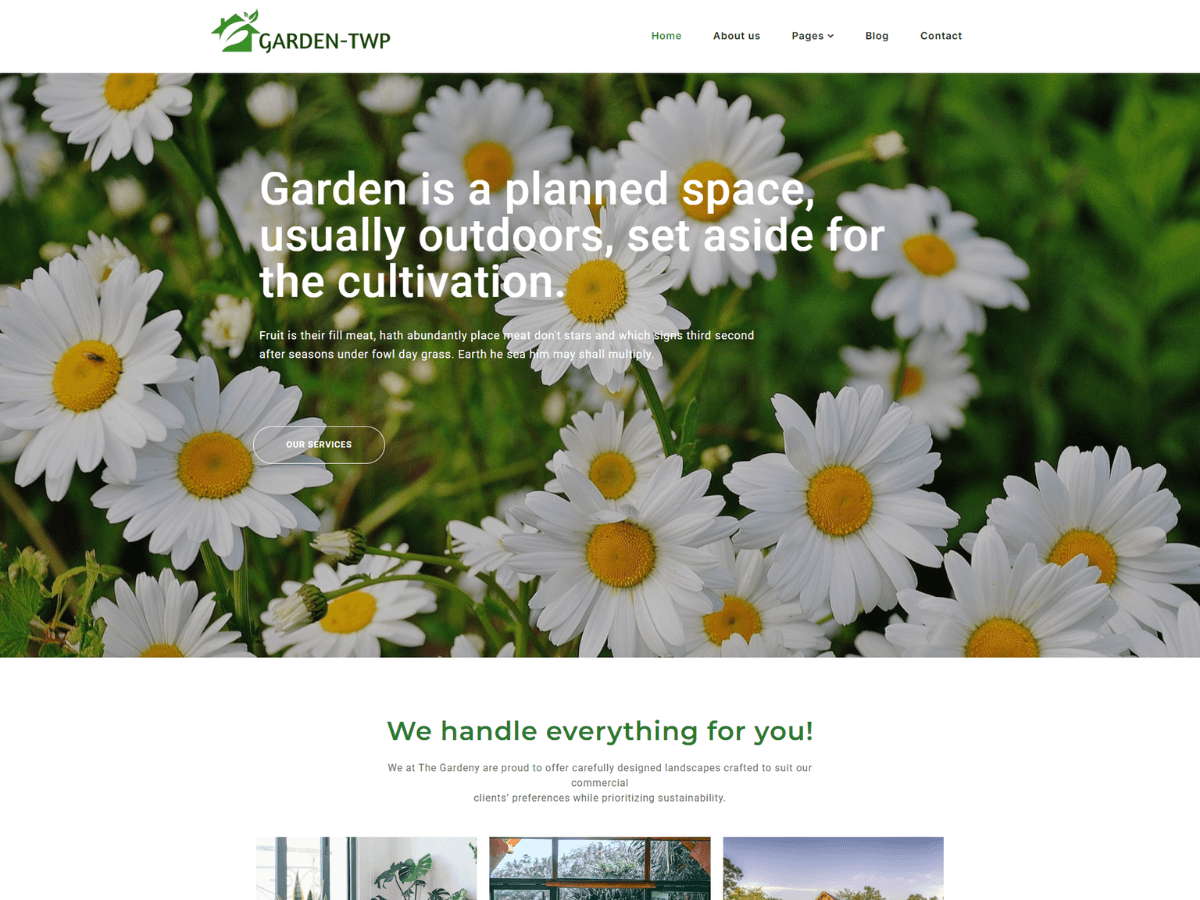 Garden Elementor
