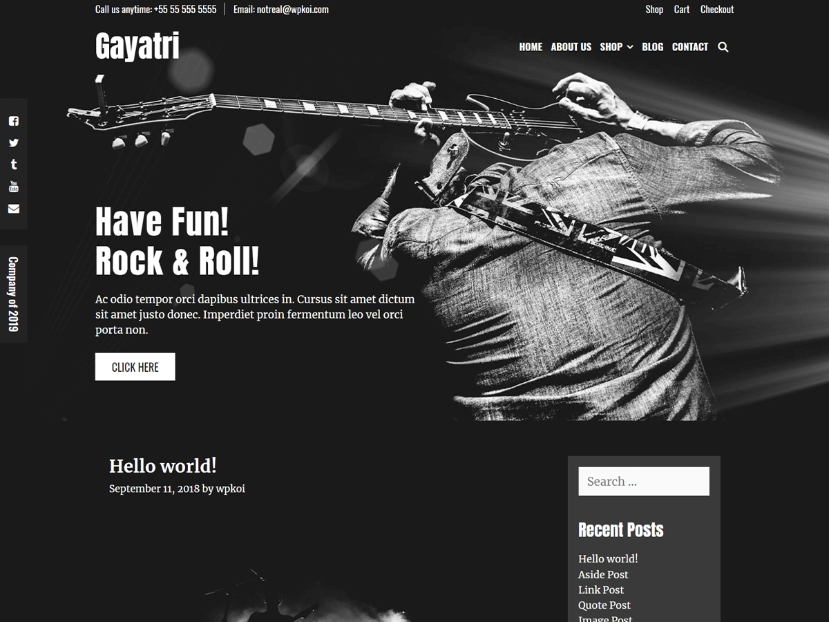 Gayatri - Tema WordPress Gayatri