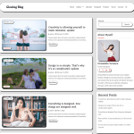 Glowing Blog - Tema WordPress Glowing Blog